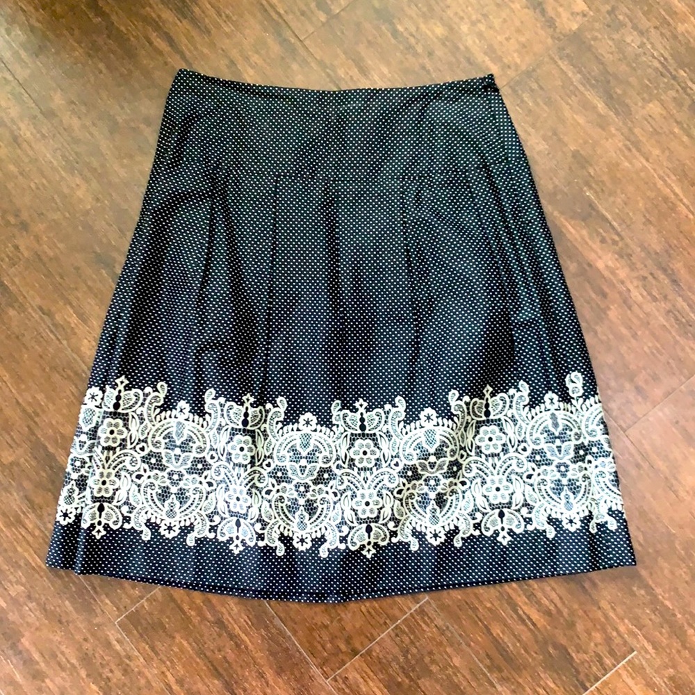 LOFT Polka Dot Skirt